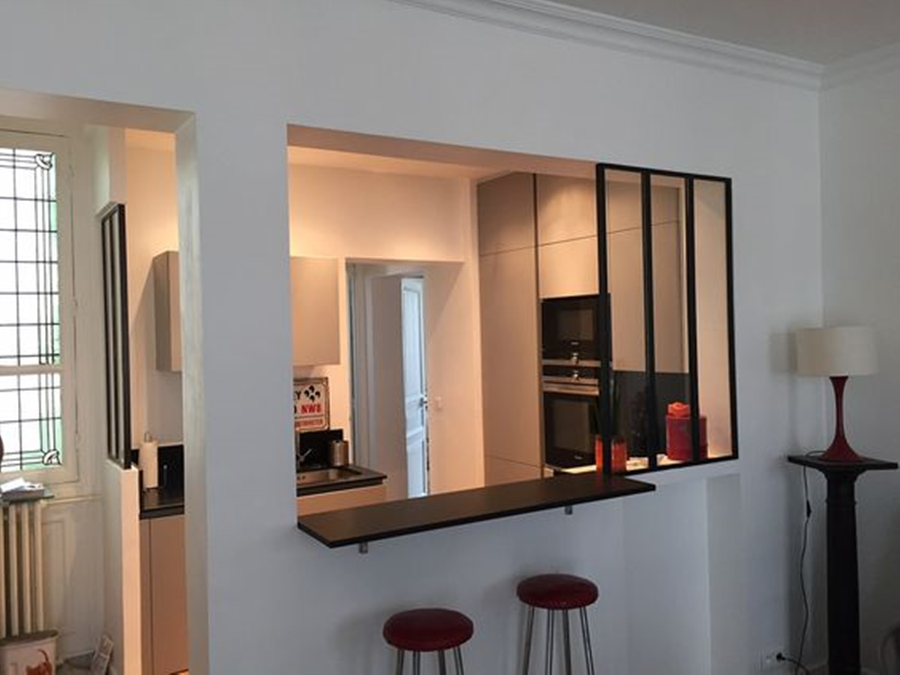 100款开放式厨房设计带吧台,17平方开放式厨房餐厅一体吧台