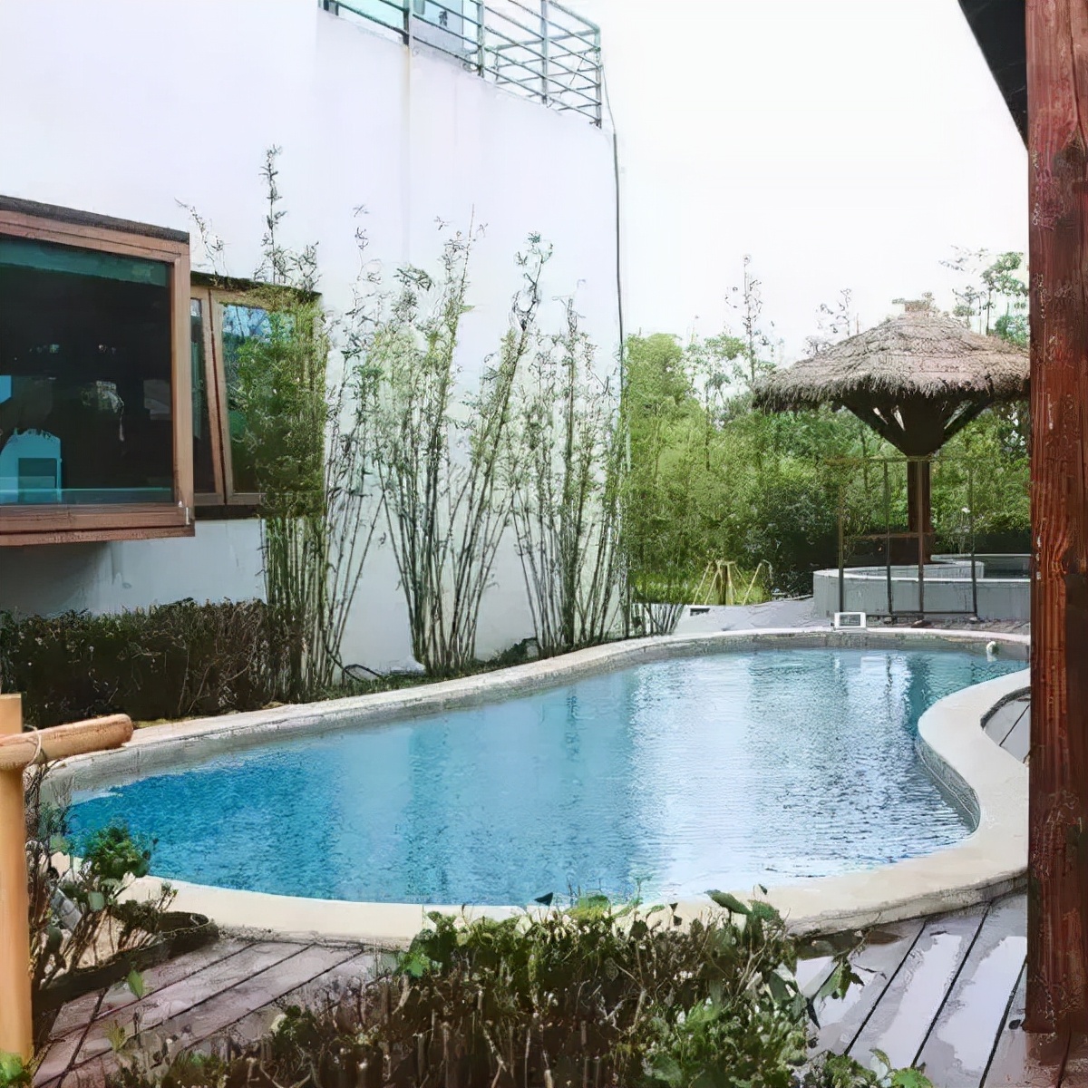 苏州温泉民宿花园图,苏州附近温泉别墅