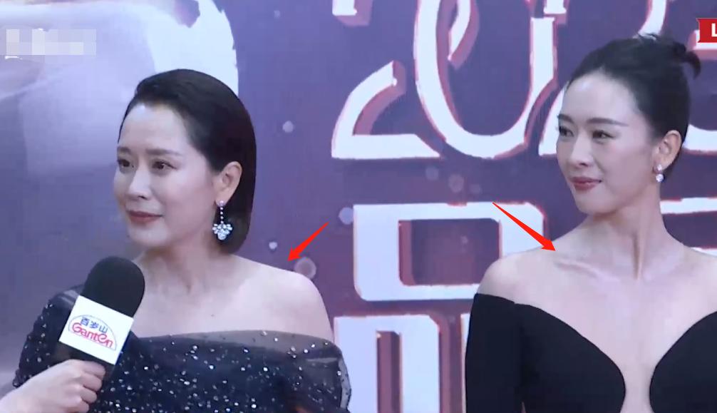 万茜张萌参加盛典的图片,李小冉出场美艳众人