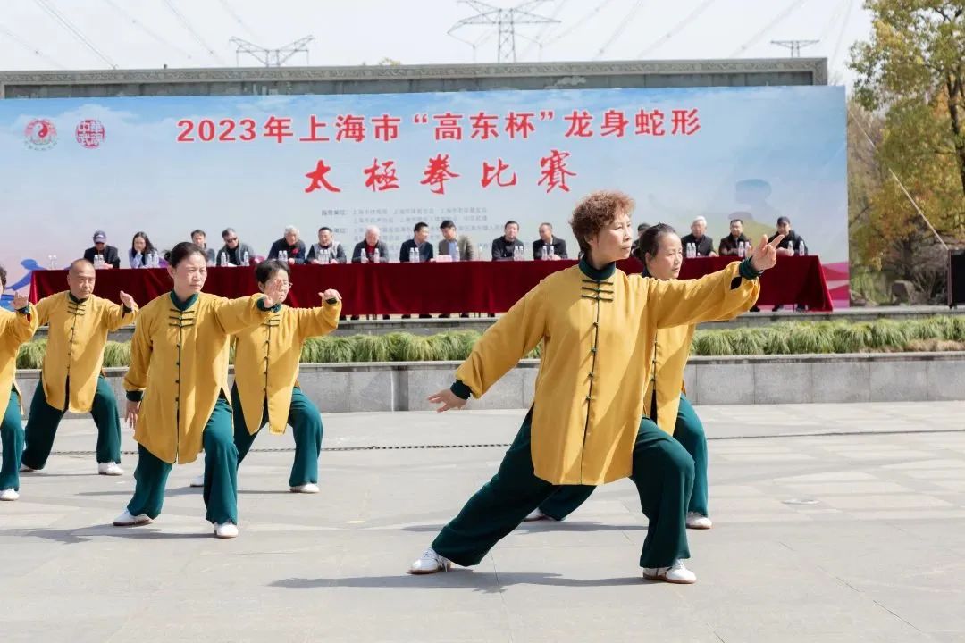 2023年“高东杯”龙身蛇形太极拳比赛在高东公园圆满举行