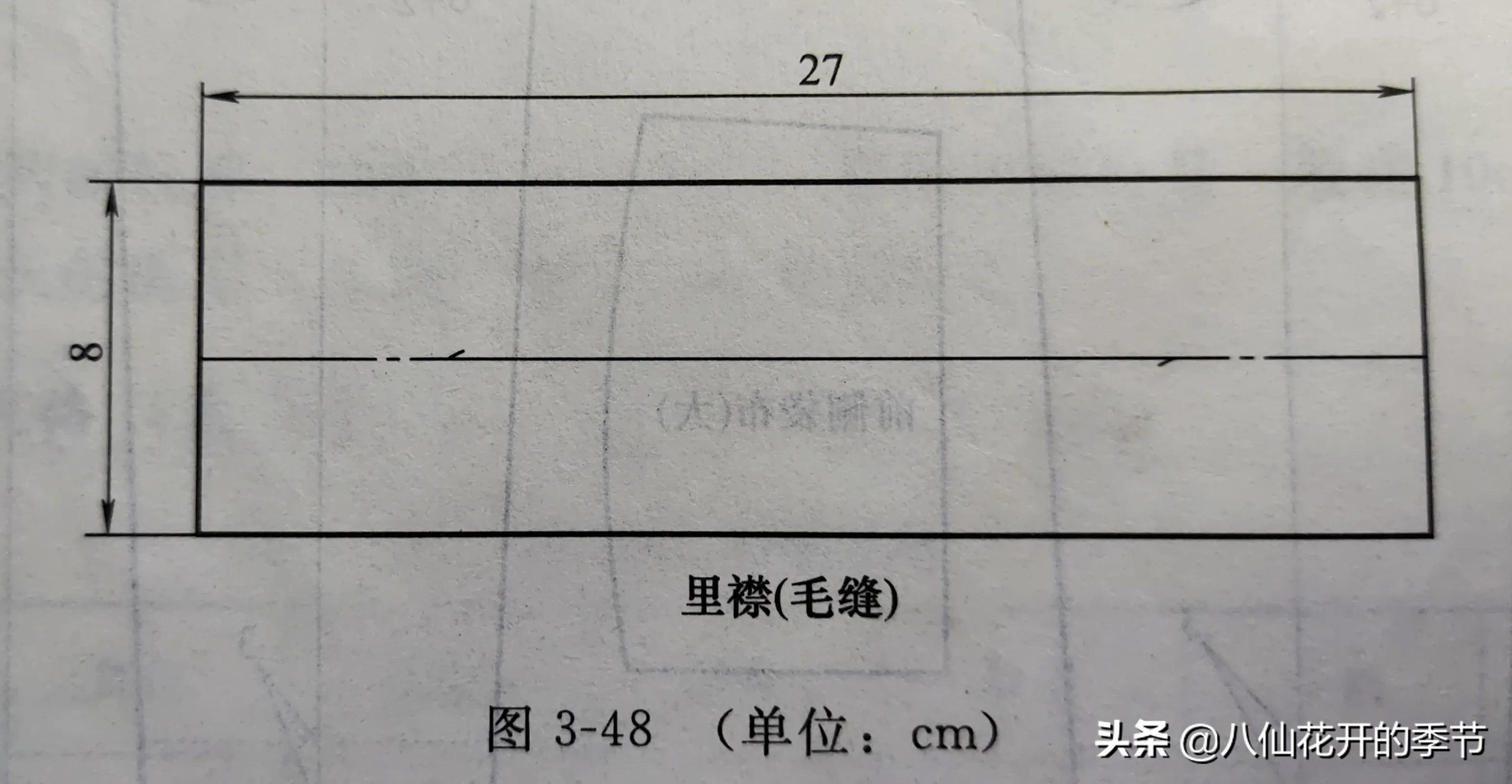 裤子的裁剪图结构分析,裤子的裁剪公式和图纸