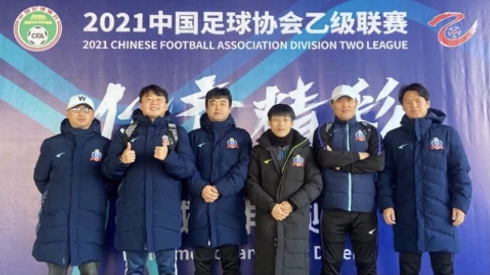 延边龙鼎赛前训练,延边龙鼎一线队训练