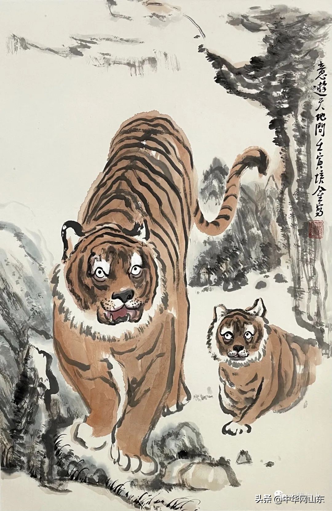 著名画家肖培金推出“虎啸风生——壬寅生肖虎新作展”线上展览