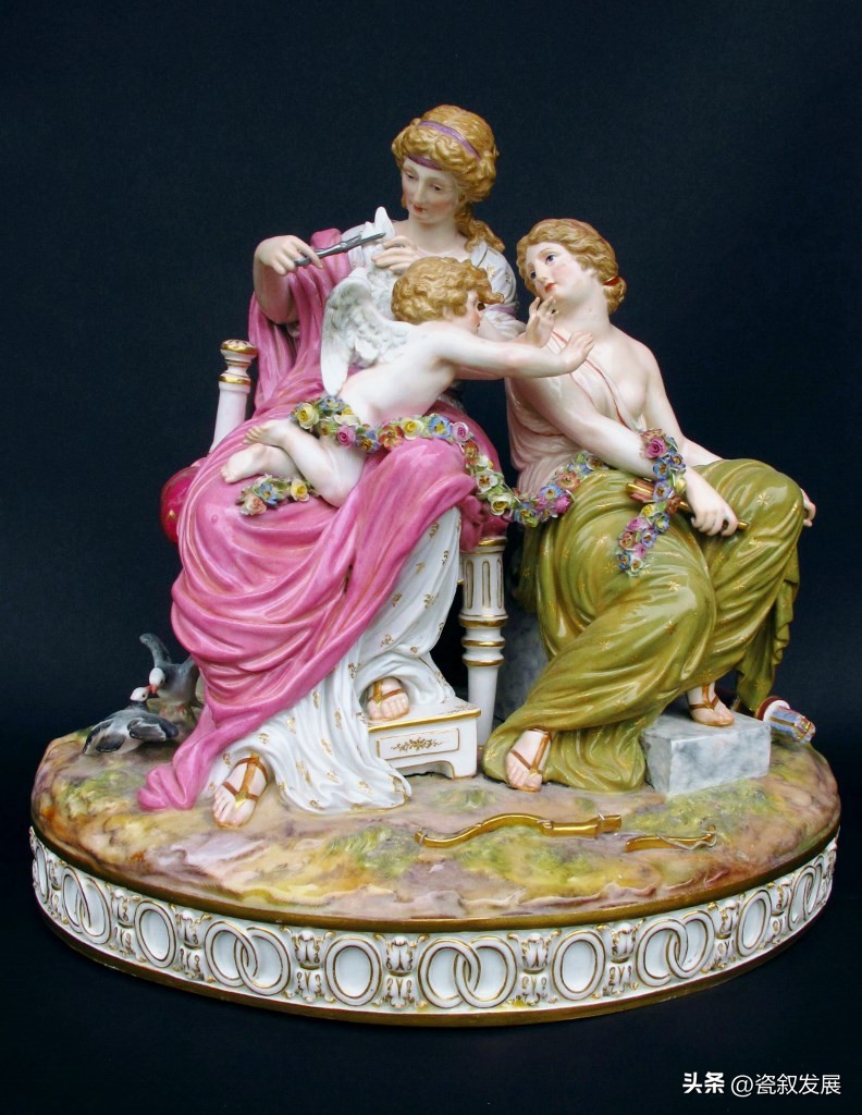 【精品推荐】欧洲瓷器始祖-德国梅森Meissen出品的大型瓷器雕塑