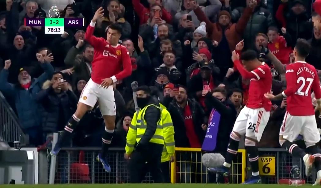 曼联3比2阿森纳c罗,曼联2-1逆转曼城c罗