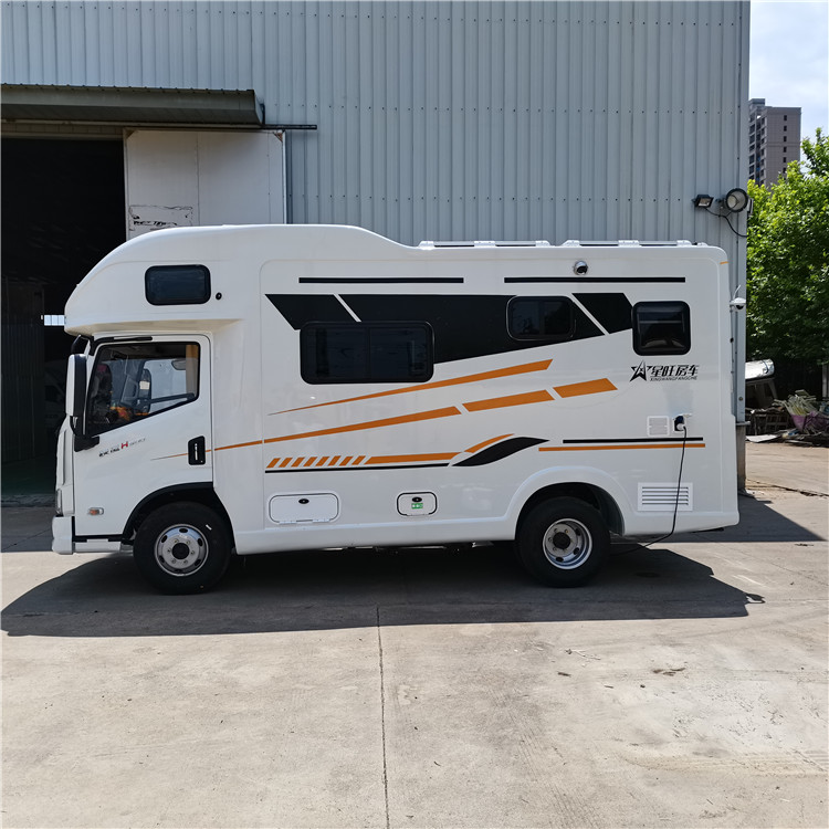跃进房车h500平头,跃进h500后置厨卫轻卡房车