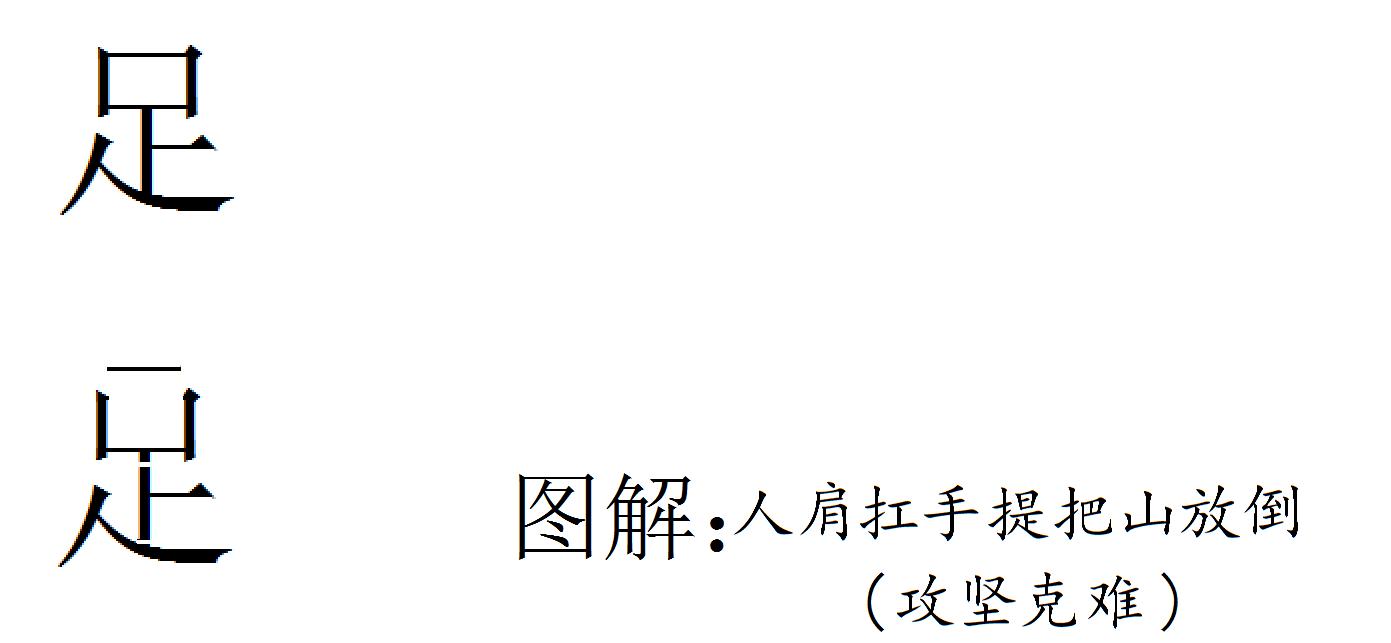 巧解汉字，关爱中国足球，知足常乐。