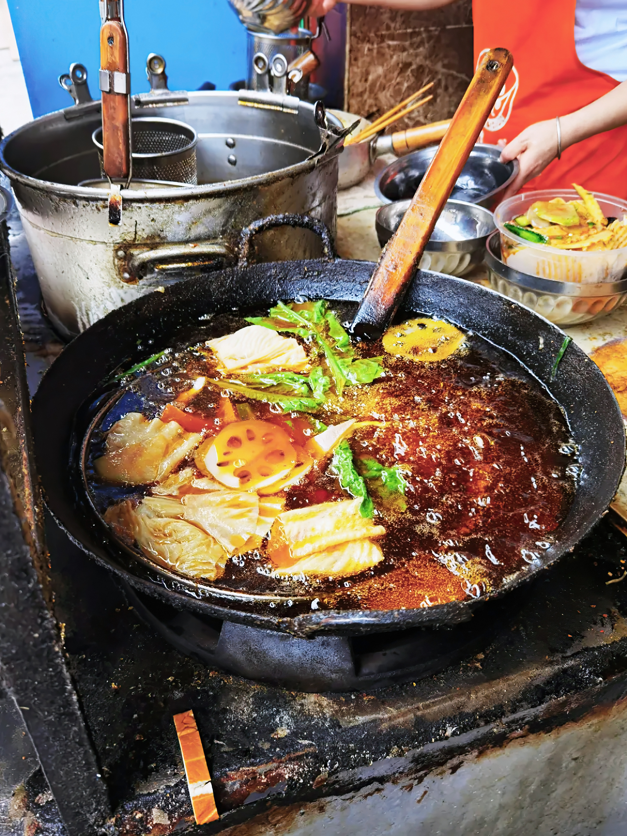 广汉三星堆美食王记锅盔,广汉三星堆附近美食