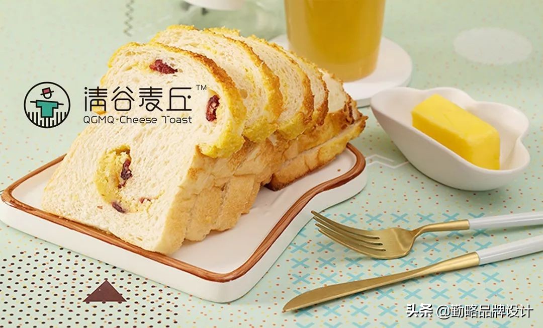 豫粮集团|清谷麦丘岩烧乳酪品牌包装设计