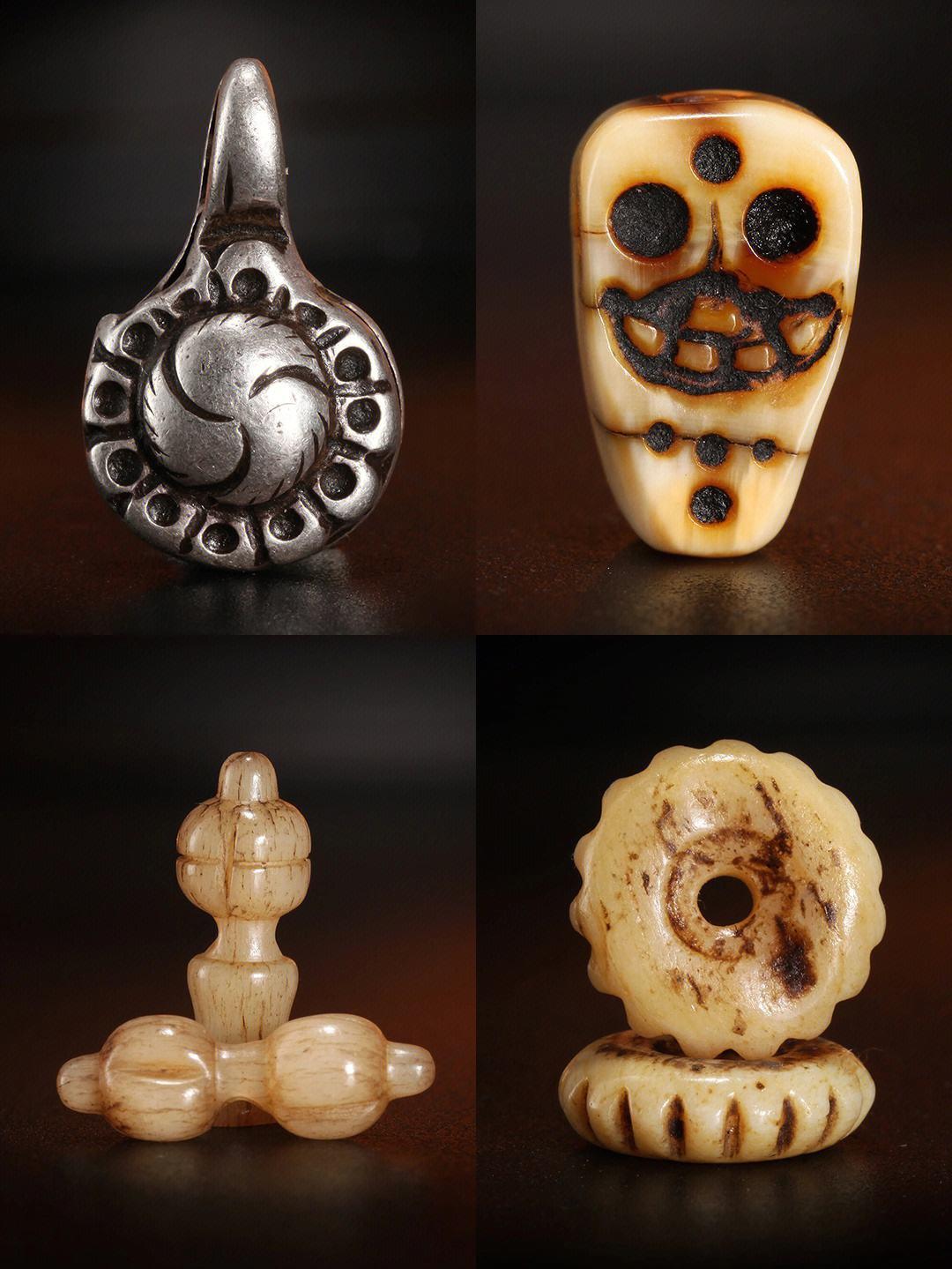 牛骨文玩一般什么颜色,牛骨文玩用哪个部位的骨头