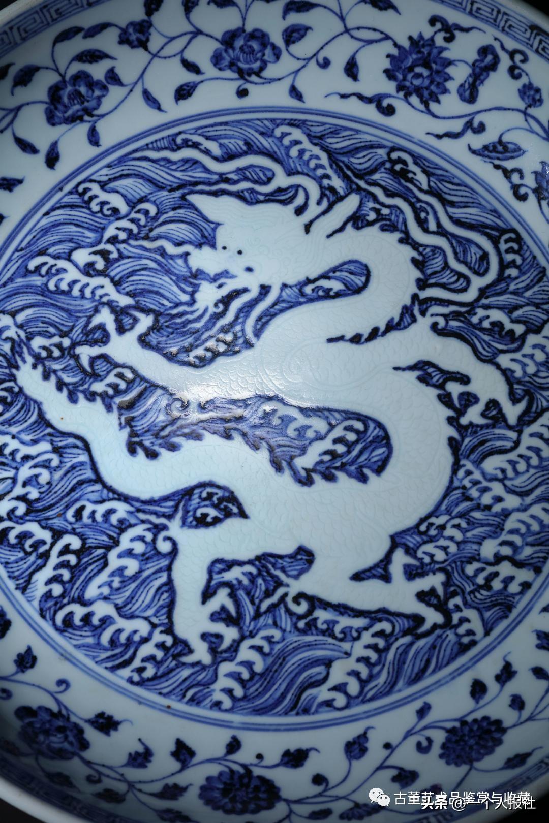 大明永乐年制大盘真品价格,明代永乐暗刻龙纹大盘拍卖