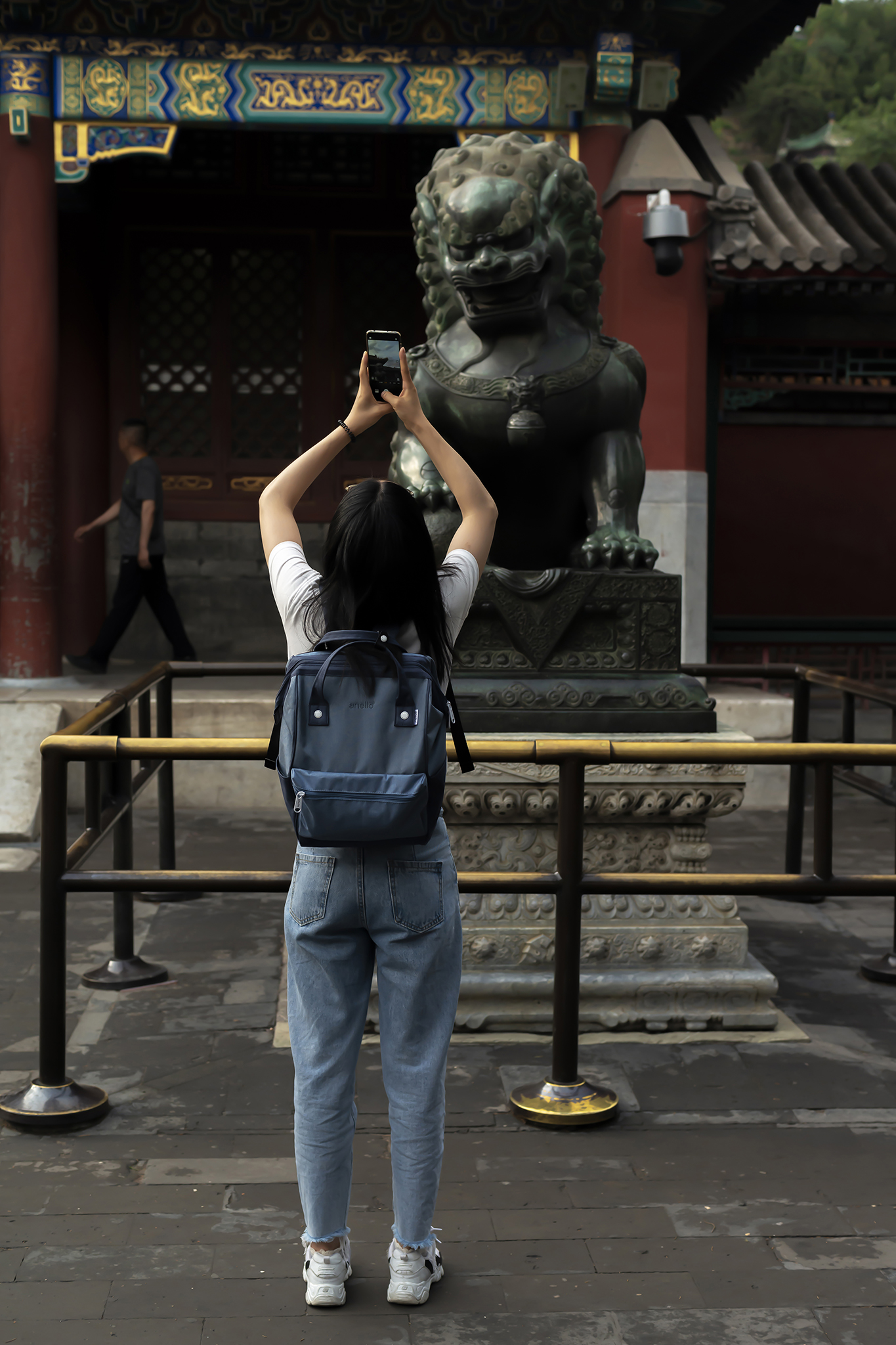 漫步北京颐和园,走颐和园长廊寓意