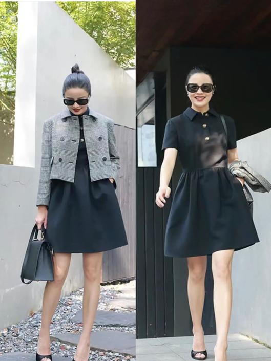 中年妇女穿什么裤子显瘦夏天,中年女人穿的秋冬裙子