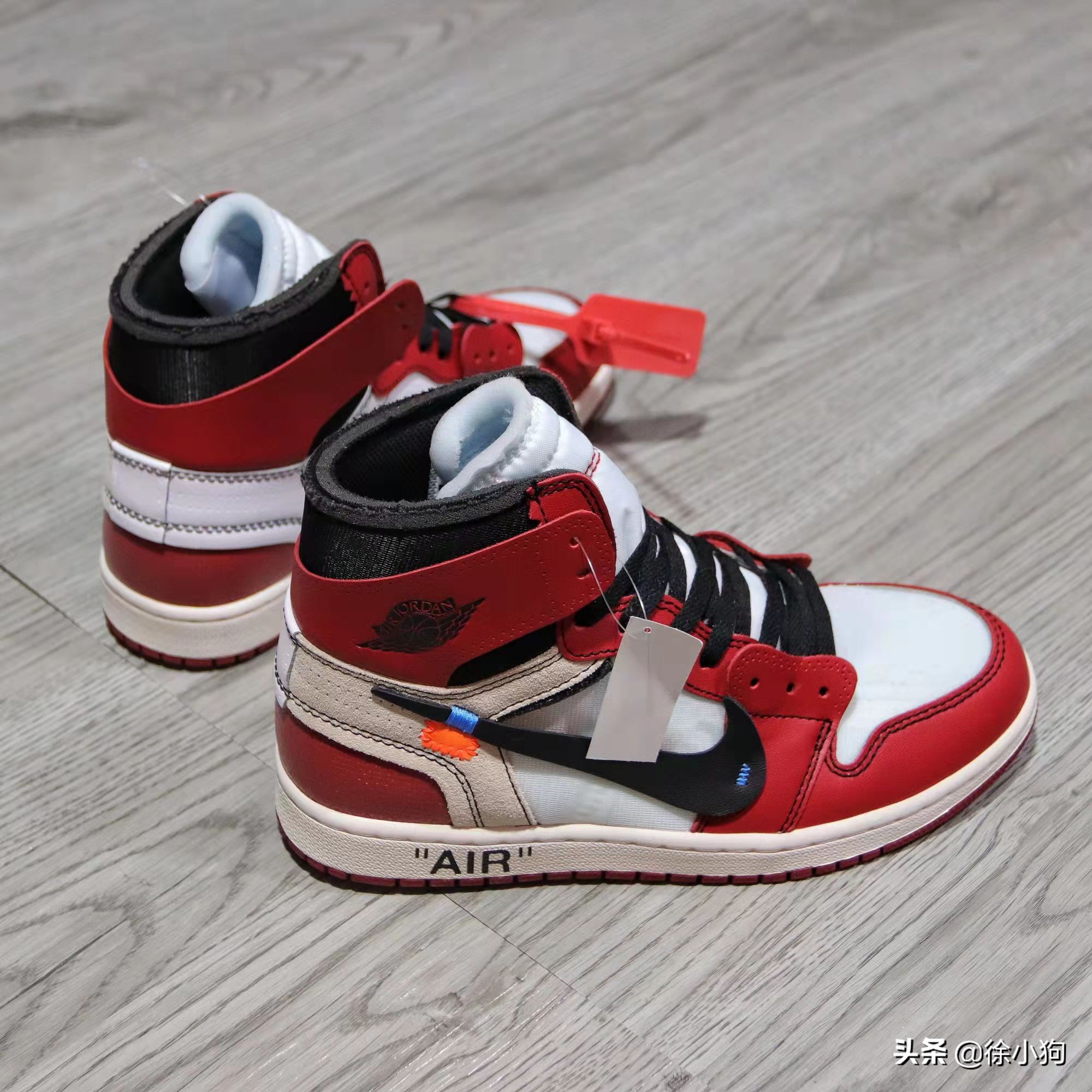 aj1offwhite联名鞋,潮鞋开箱好物推荐