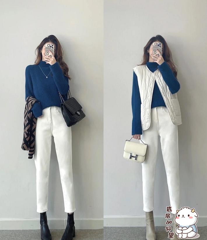 白色牛仔裤怎么穿出社会感,修身牛仔裤怎么穿出硬汉