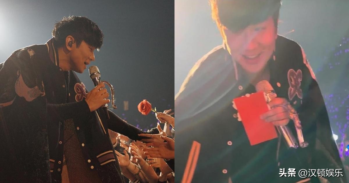 林俊杰给粉丝戴戒指,林俊杰与歌迷互动好有爱的瞬间