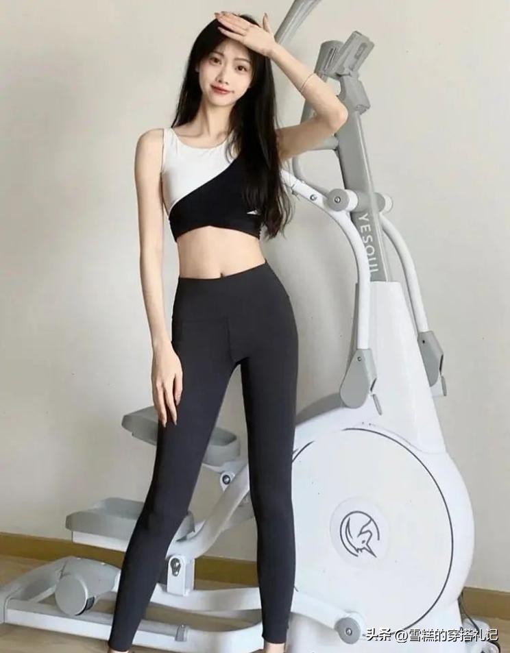 瑜伽服潮搭,新款瑜伽服搭配裤子