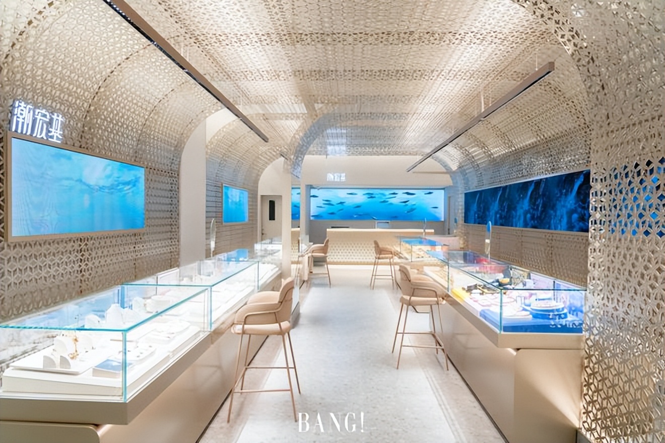 潮宏基襄阳首家非遗花丝概念店,潮宏基花丝工艺探店视频