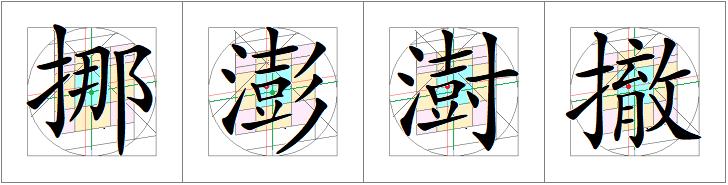 汉字书写的重心,汉字的重心是什么