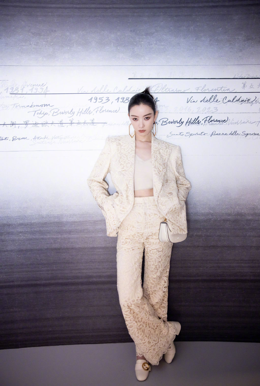 倪妮古驰红毯,舒淇倪妮米兰时装周