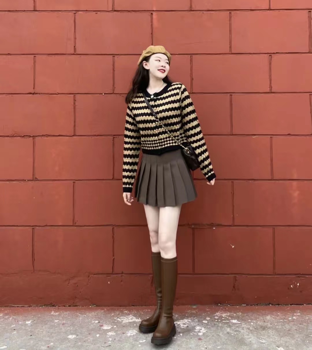 显瘦百搭又好看长筒宽靴,长筒高筒靴显瘦质感好显高