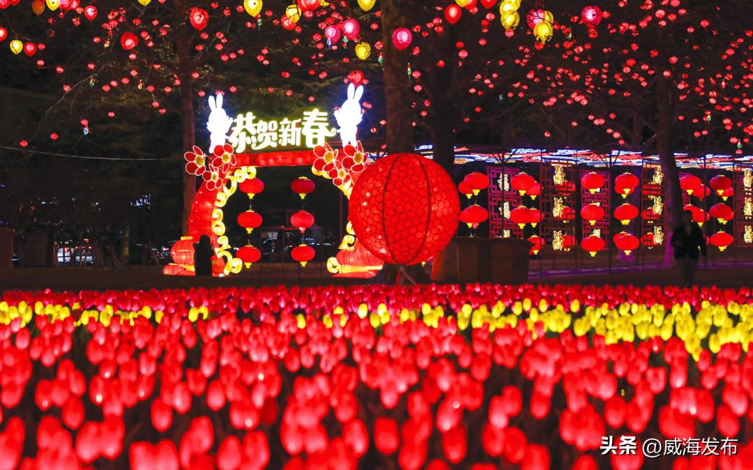威海夜景灯啥时开,威海大楼亮灯