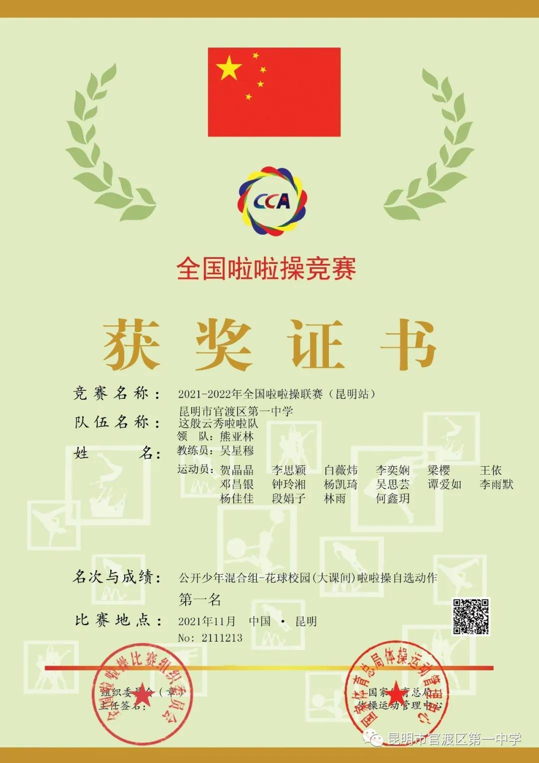 啦啦操比赛北京市小学生一等奖,官一中运动会项目成绩