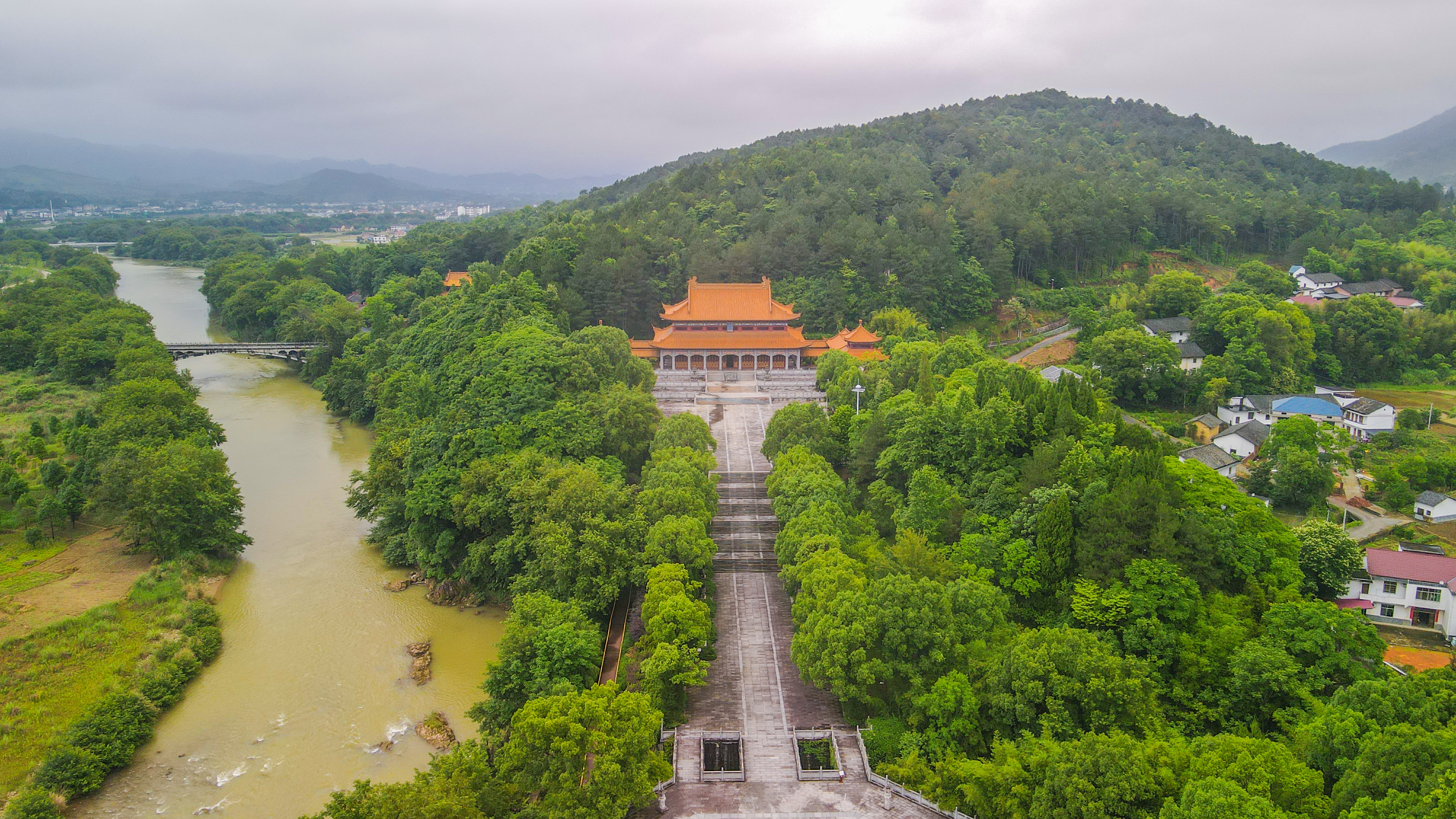 炎帝陵与炎帝陵牌坊,中华人文始祖炎帝的故里