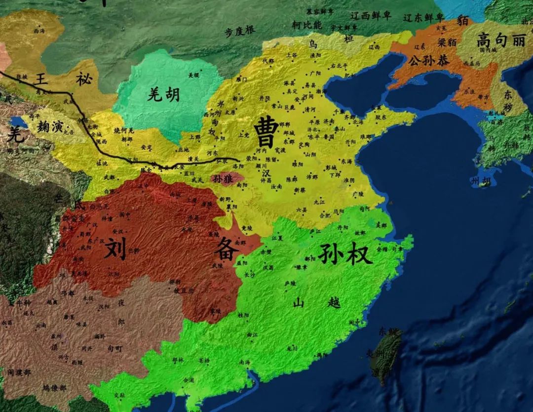 老版三国汉中之战曹操刘备对峙,刘备向曹操下战书决战汉中