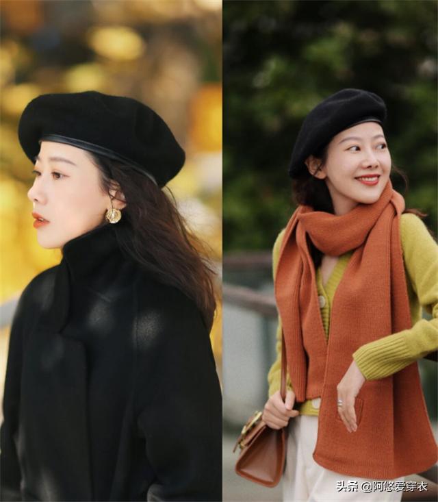 小个子小脸冬季适合什么帽子,长脸适合的帽子百搭普通