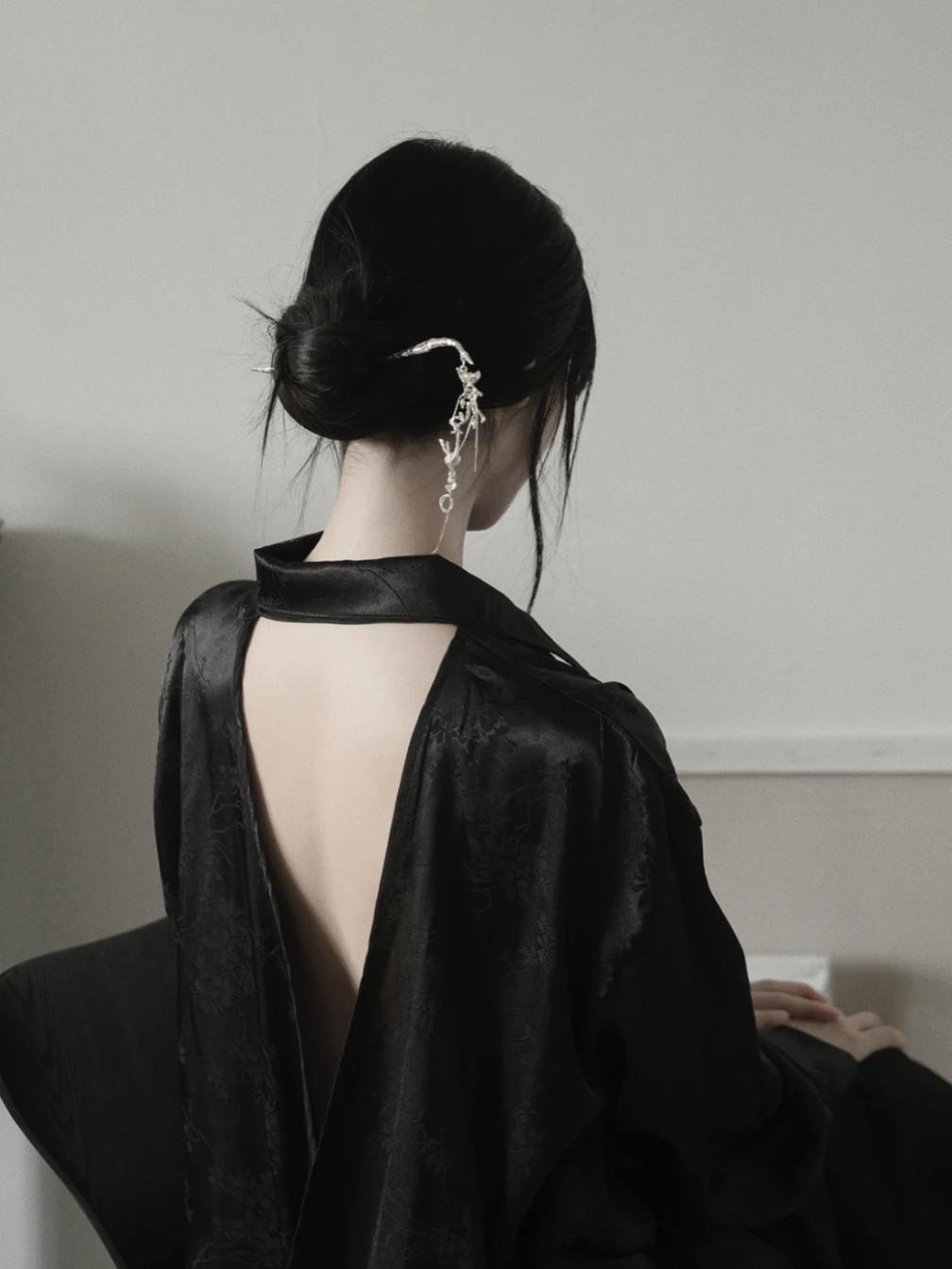 波浪卷发简单编发,人鱼微卷编发造型