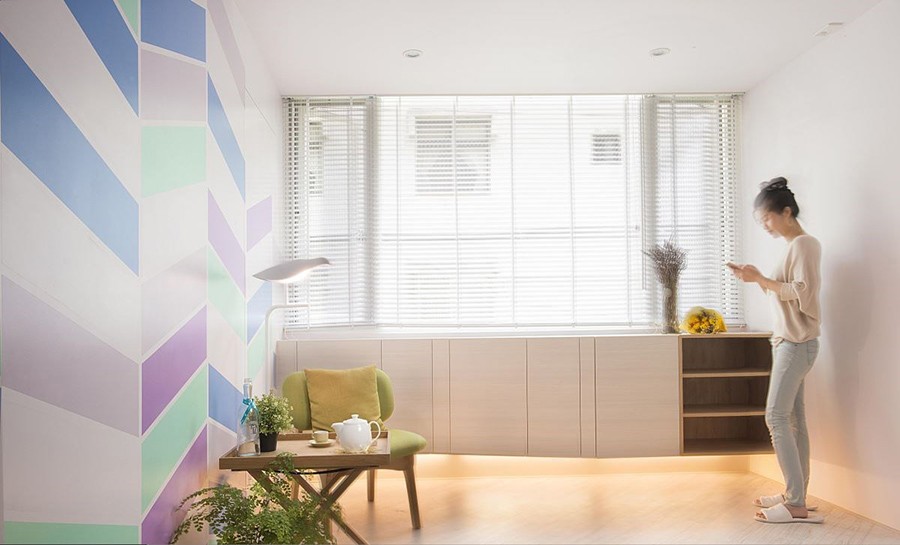 大白墙改造田园风,新家装修简约大白墙