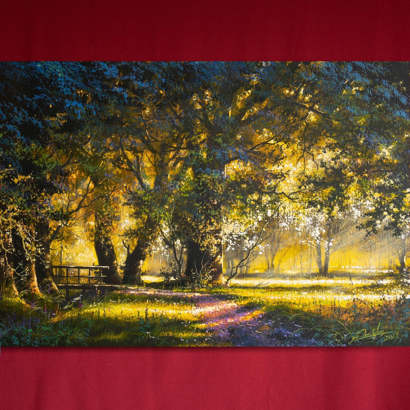 画家维克多风景画图片,维克多丙烯风景画颜料