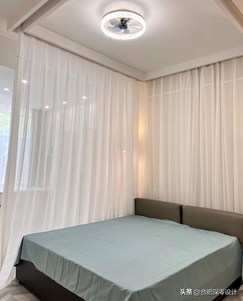 再次翻红的老式蚊帐，跟丑不沾边，顶部借轨道装到顶，颜值翻了倍