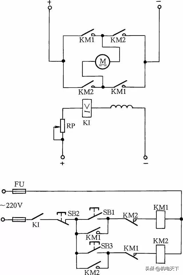 高压带电显示器电气原理接线图,电气接线图同一元件的各部分