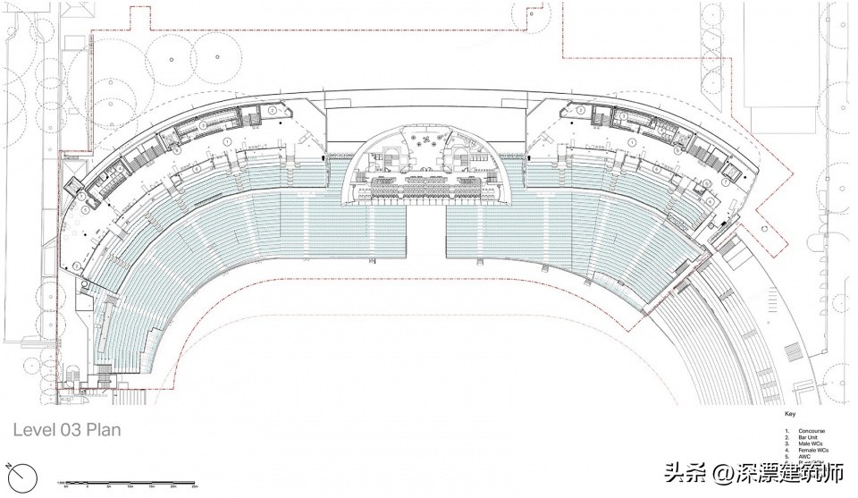 勋爵板球场ComptonEdrich看台，伦敦/WilkinsonEyreArchitects
