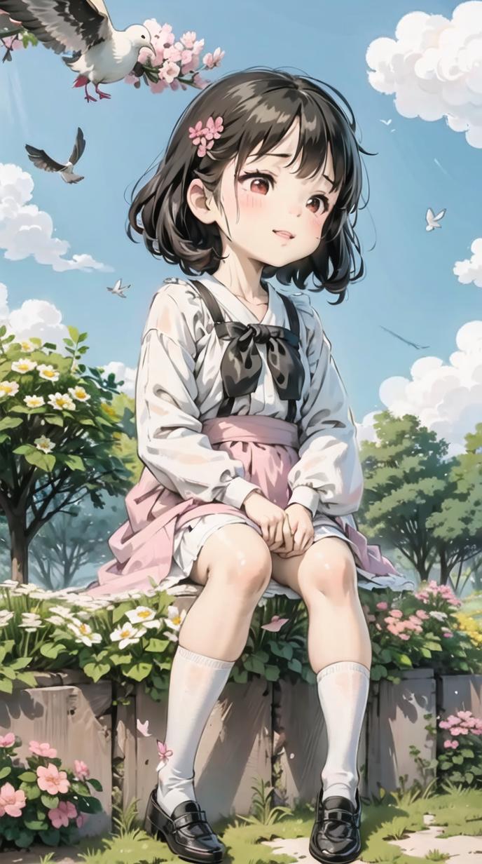 二次ai元少女壁纸,超清ai二次元壁纸