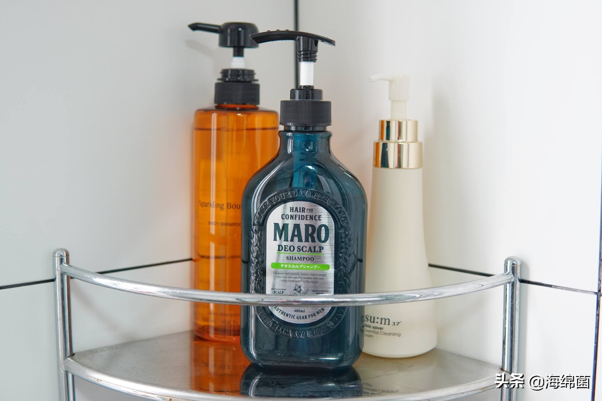 男士洗头控油蓬松,洗发吹干