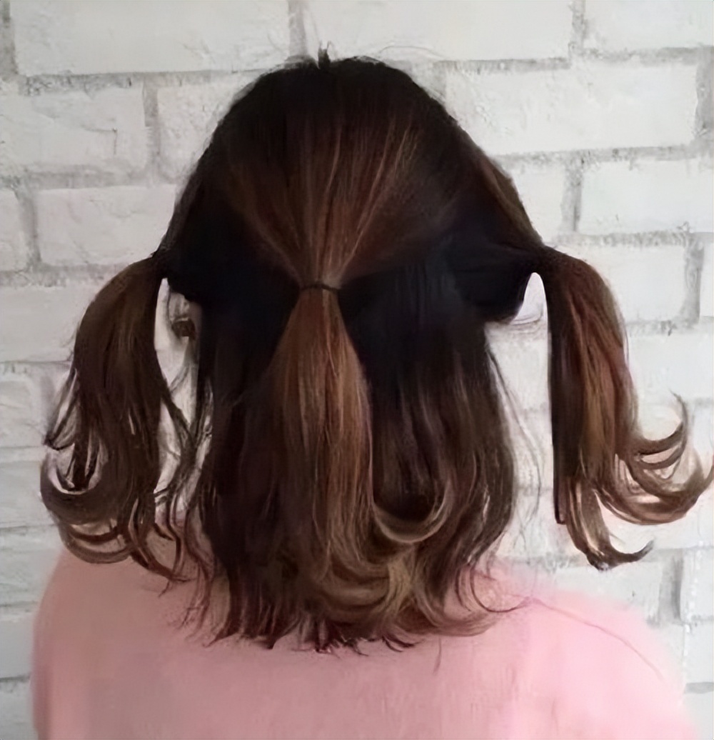 短发编发高中,小学短发编发