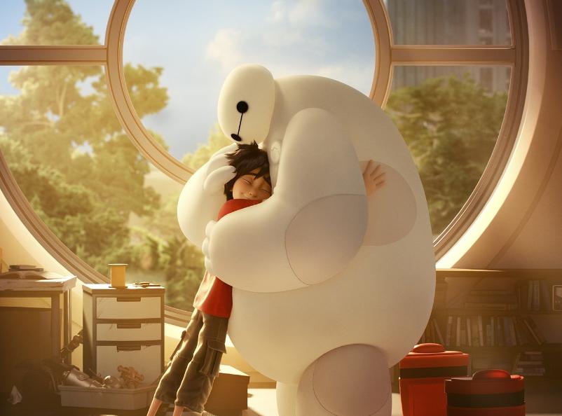 超能陆战队泰迪和教授变成了知了,超能陆战队给大白穿上机甲的过程