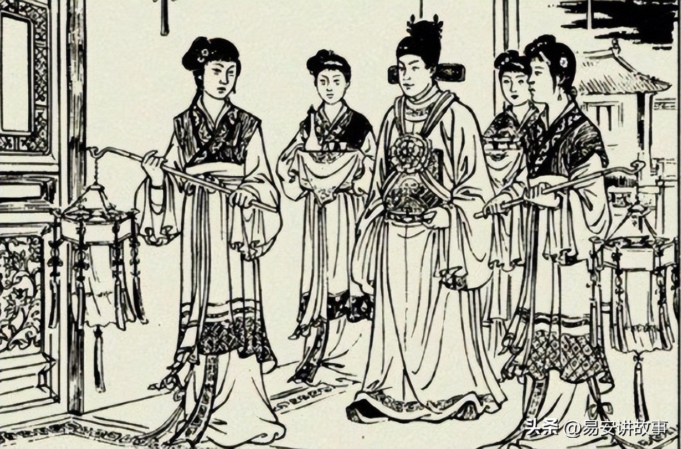 中国民间故事书生插图,民间故事书生画美人