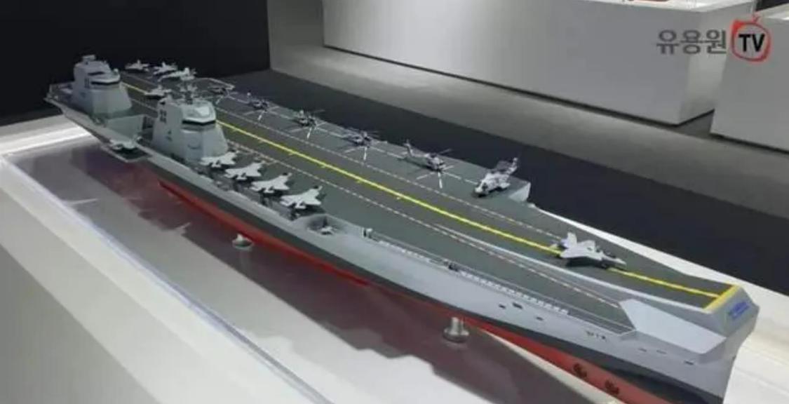 韩国海军7万吨级航母 (韩国造中型航母能超过福建舰吗)