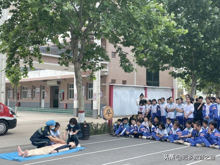 肥乡县元固乡前油胡寨小学,杨埠镇防溺水安全教育进校园