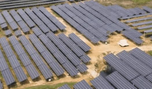 中能建广西光伏项目施工进展,广西新能源光伏发电项目