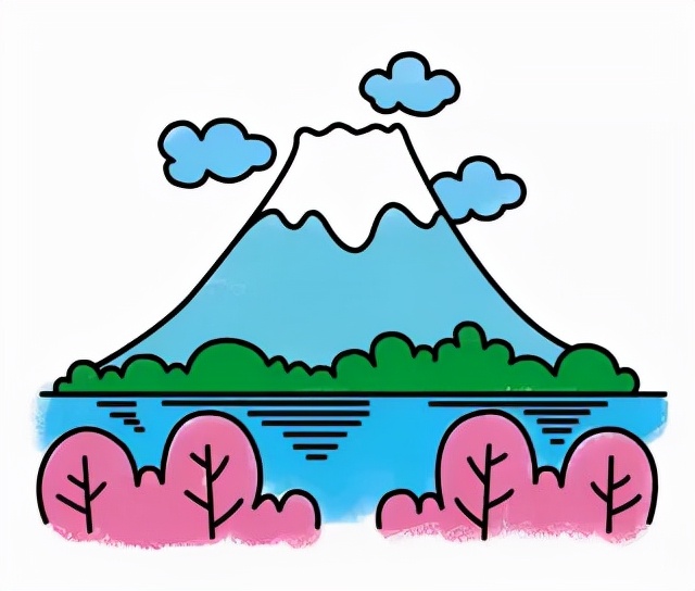 简单实用又好看的简笔画,60款唯美的风景简笔画