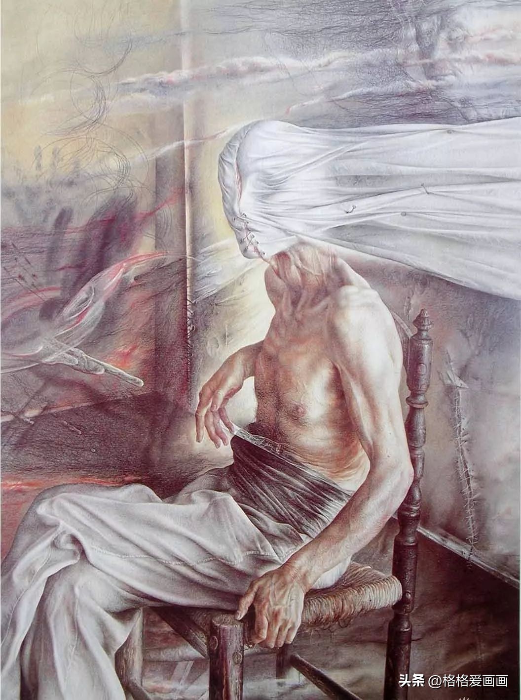 纳兰霍超现实素描,爱德华多纳兰霍的作画风格