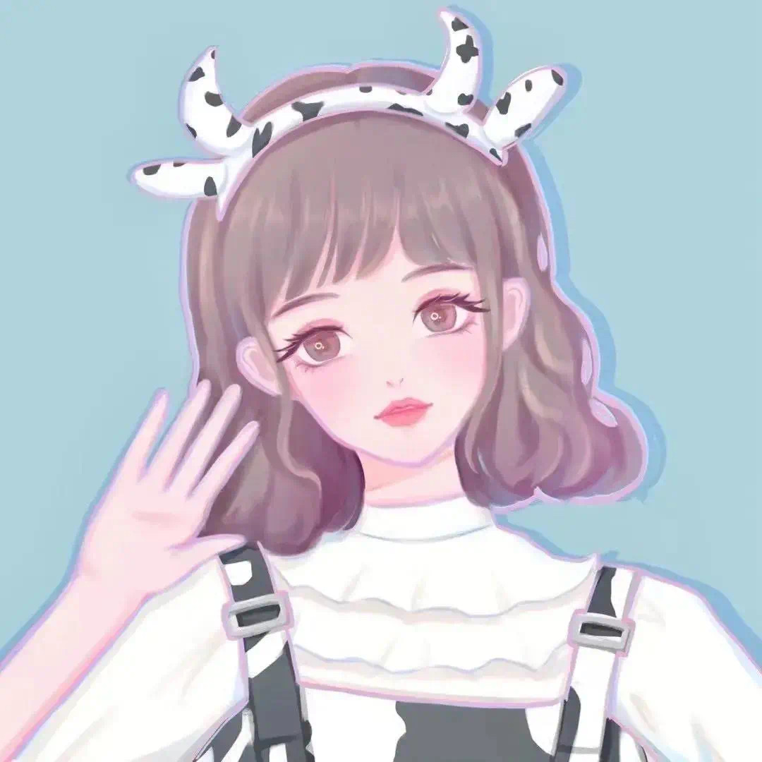 手绘闺蜜头像女好看,超美超可爱的手绘女生闺蜜头像