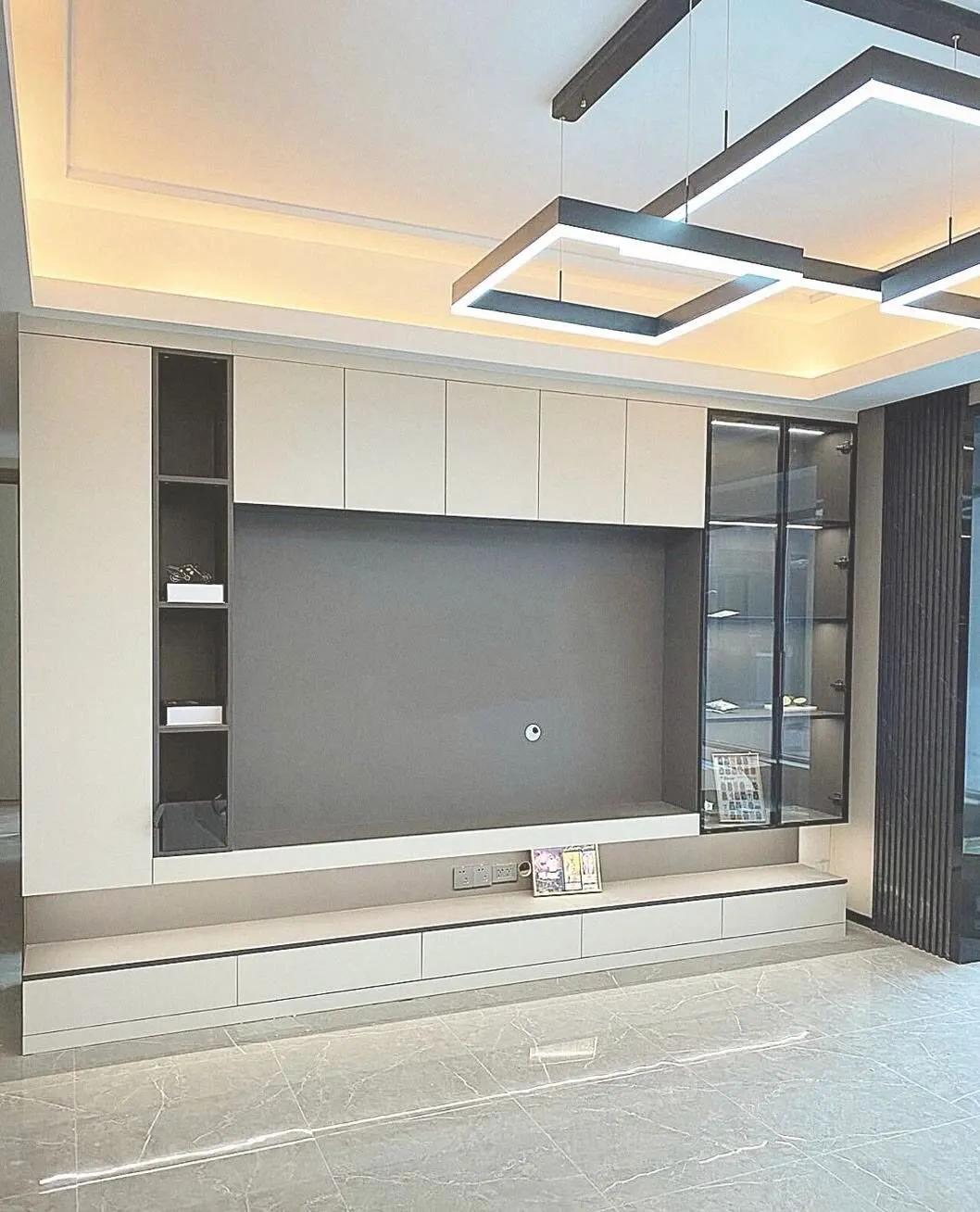 30款电视柜实拍,欧派电视柜设计落地实拍