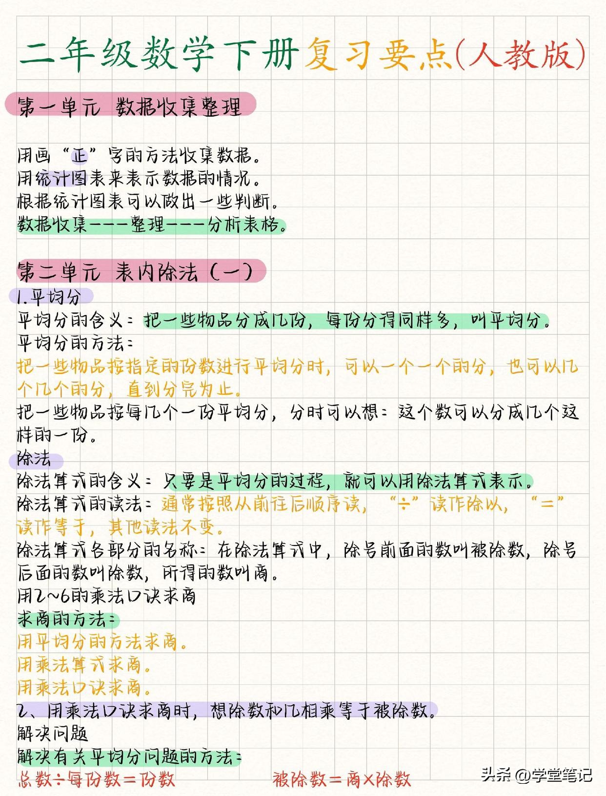 数学老师精心整理初中,二年级数学下册重点知识归纳教学