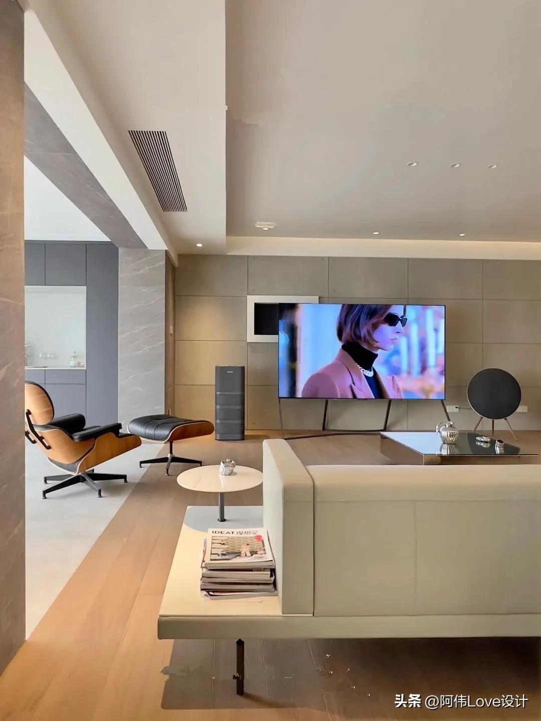 现代流行装修风格客厅效果图,装修风格现代轻奢风